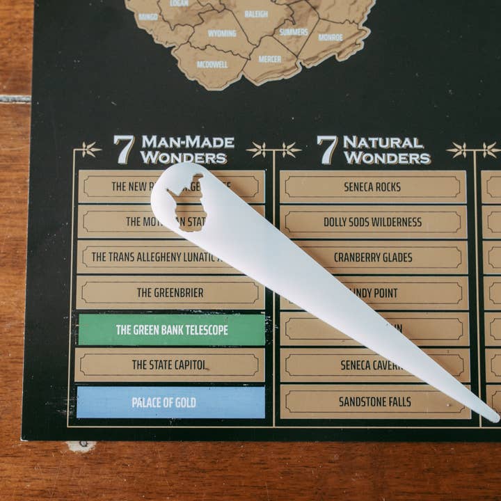 Loving WV - Wholesale Map - WV Scratch Maps1