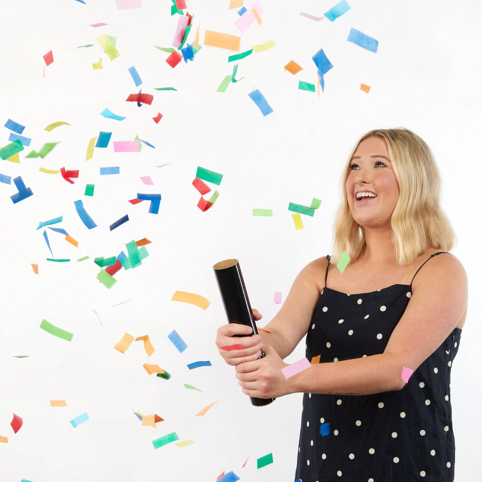 Ultimate Confetti - Wholesale Party Popper - Multicolor Tissue - Handheld Confetti POP Cannon (12")4