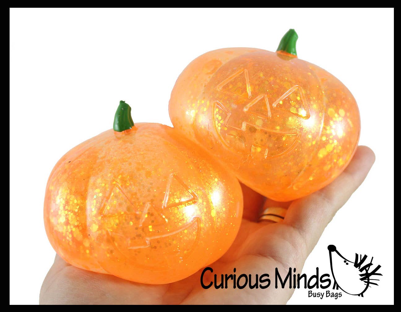 Curious Minds Toys - Wholesale Squishy toy – Kids & Baby - 1 Boxed Realistic Pumpkin Jack o Lantern Sugar Ball - Thick 4