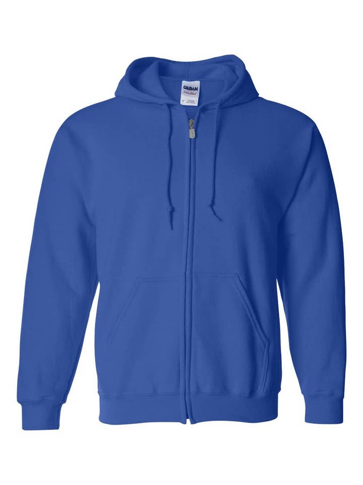 Eleven Fashion – Großhandel Hoodie – Herren – Gildan - Kapuzensweatshirt mit durchgehendem Reißverschluss aus Heavy Blend9