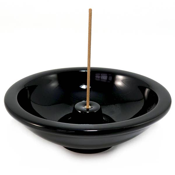 Ebony Ceramic Incense Wheel for wholesale by Shoyeido Incense