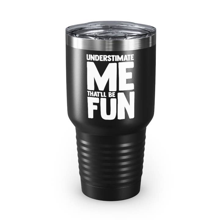 Beker van 30 oz roestvrij staal kleuren Hilarische onderschatting Forthright Onderschat Misbereken Nieuwigheid Spot voor wholesale door Teegarb LLC