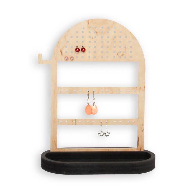 Wooden Jewelry Display (Earring holder) for wholesale by By WOOM