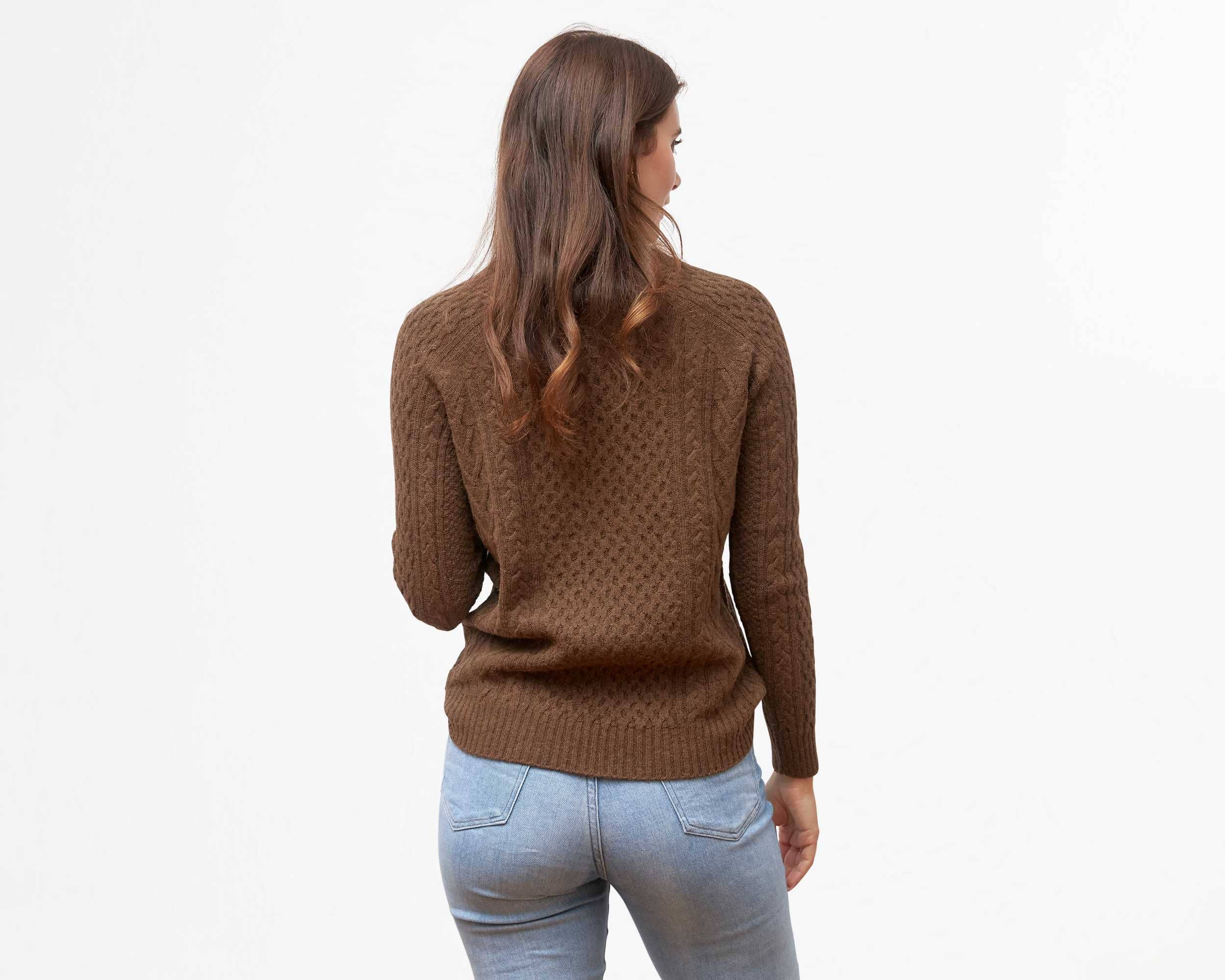 Oliver Charles - Wholesale Knit Sweater - Women's - 100% Yak Wool Cable Knit21