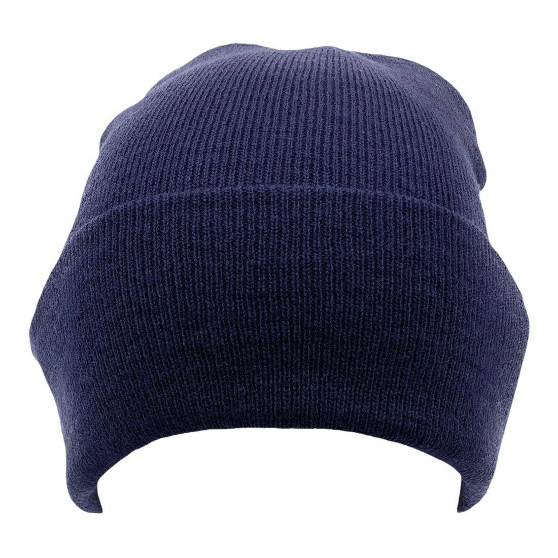 The Park Wholesale - Vente Bonnet – unisexe - Bonnets et bonnets de luge à revers en tricot doux, en vrac, multicolore, uni, blanc, vente en gros68