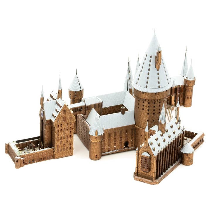 Metal Earth - Wholesale Decorative Figurine - Hogwarts in Snow - COLOR Harry Potter3
