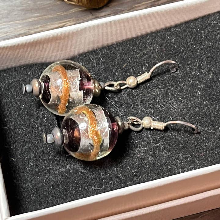 Clearance - Lampwork glass earrings for wholesale by TOURMALYN