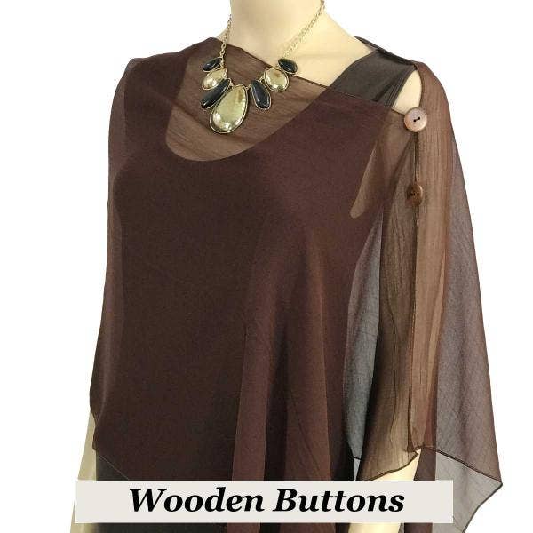 The Magic Scarf Company - Vente Châle – femme - 2451 - Châle soyeux à deux boutons48