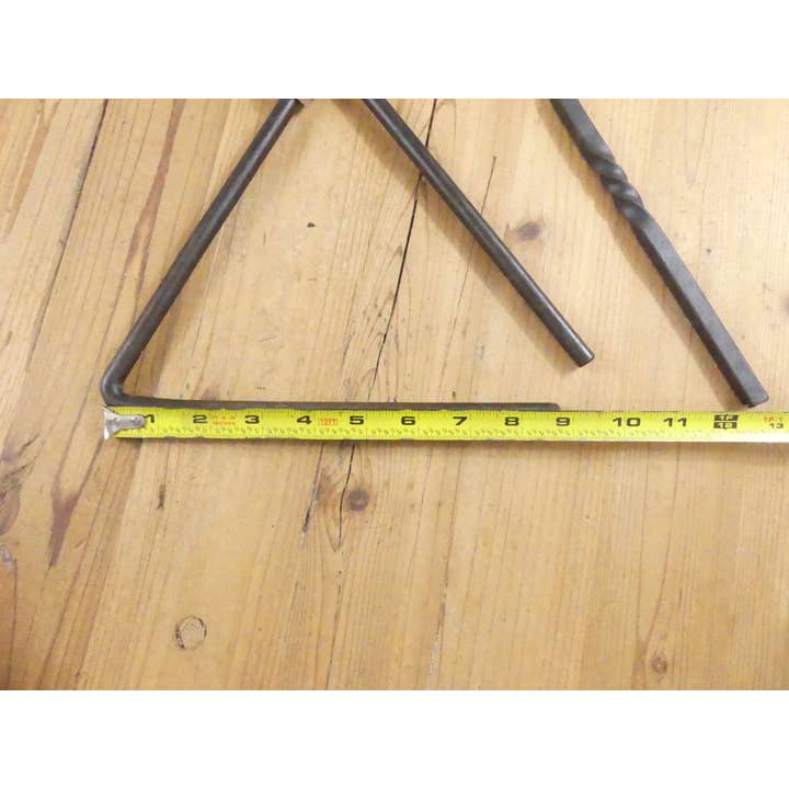 Midwest Craft House - Wholesale Bell - HAND FORGED TRIANGLE / CHUCKWAGON DINNER BELL