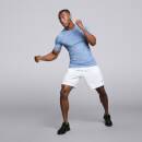 Male Cross X Seamless T-Shirt - Blue for wholesale by HPE Activewear