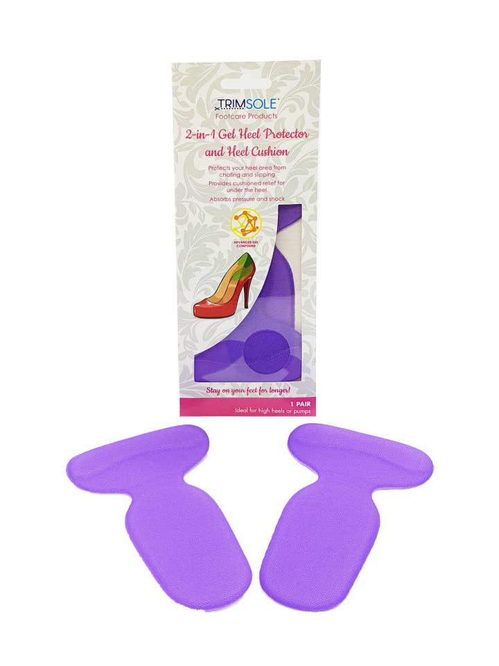 axign - Wholesale Shoe accessories - TRIMSOLE 2-in-1 Gel Heel Protector & Cushions0