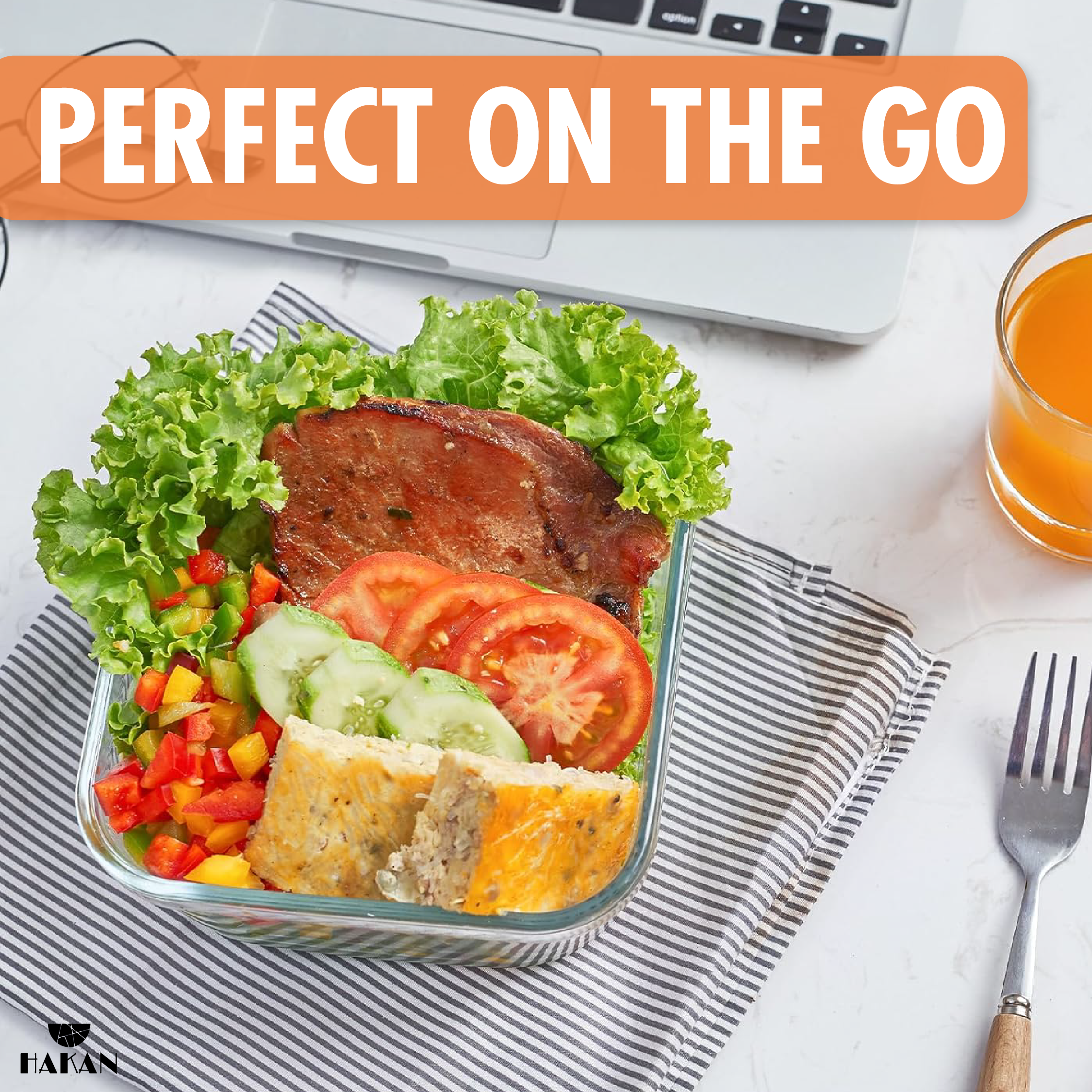 Hakan - Vendita all'ingrosso Contenitori per alimenti - Set di contenitori in vetro LAV con coperchi, 1 pz6