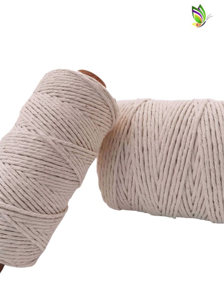 Fio de algodão torcido de macramé | CRU por atacado de Zaumi Loop