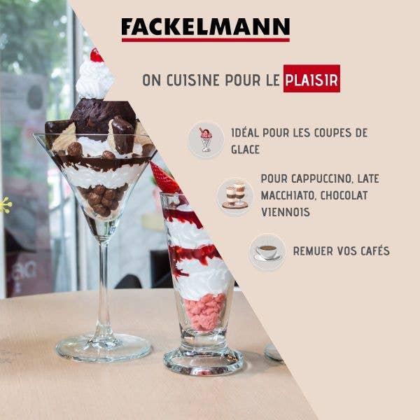 Fackelmann - Wholesale Kitchen Spoon - Set of 3 long-handled coffee spoons 20 cm Fackelmann Petit1
