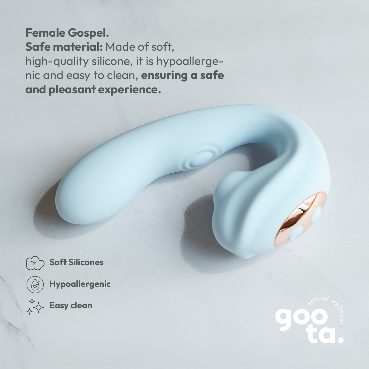 Goota – Brinquedo sexual por atacado – Lambedor de Clitóris Ponto G, vibrador Dildo 3 em 1 goota1