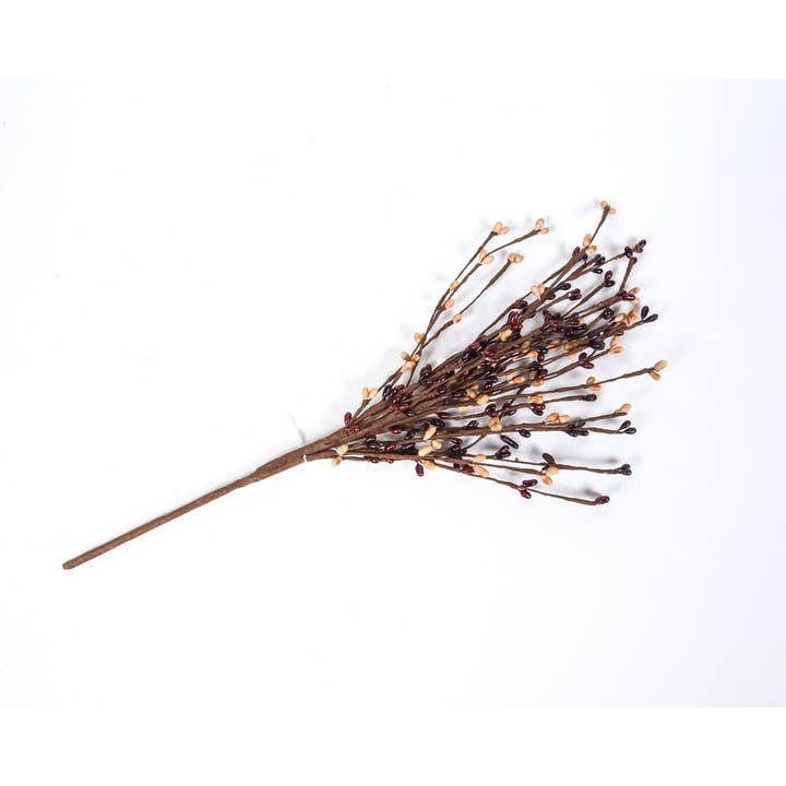 Rice Berry Spray, 15in, Hw, Mulberry for wholesale by KMI International Corp.