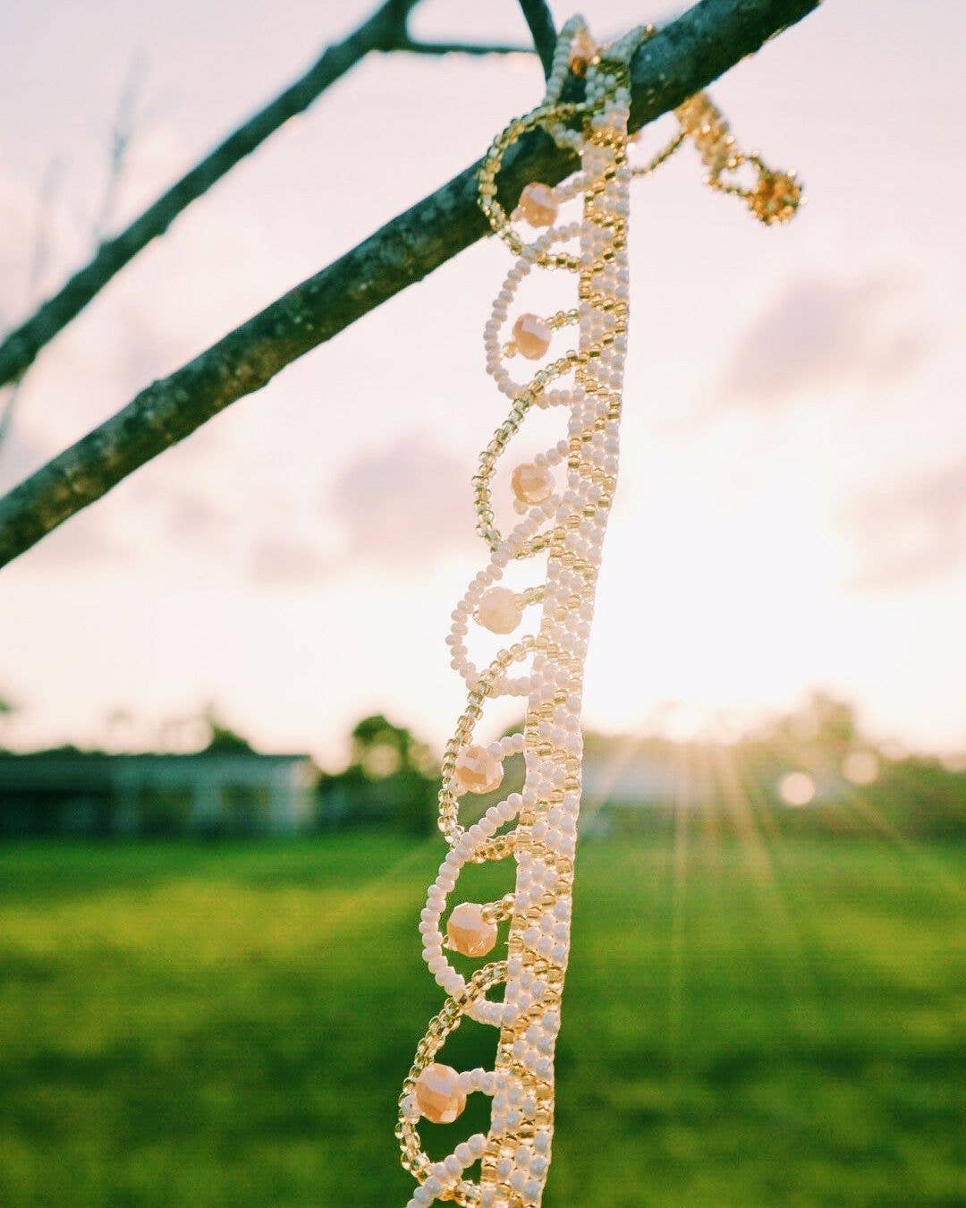 Pichincha - Wholesale Anklet - Guatemalan Crystal Beaded Loop Fringe Seed Bead Anklet3