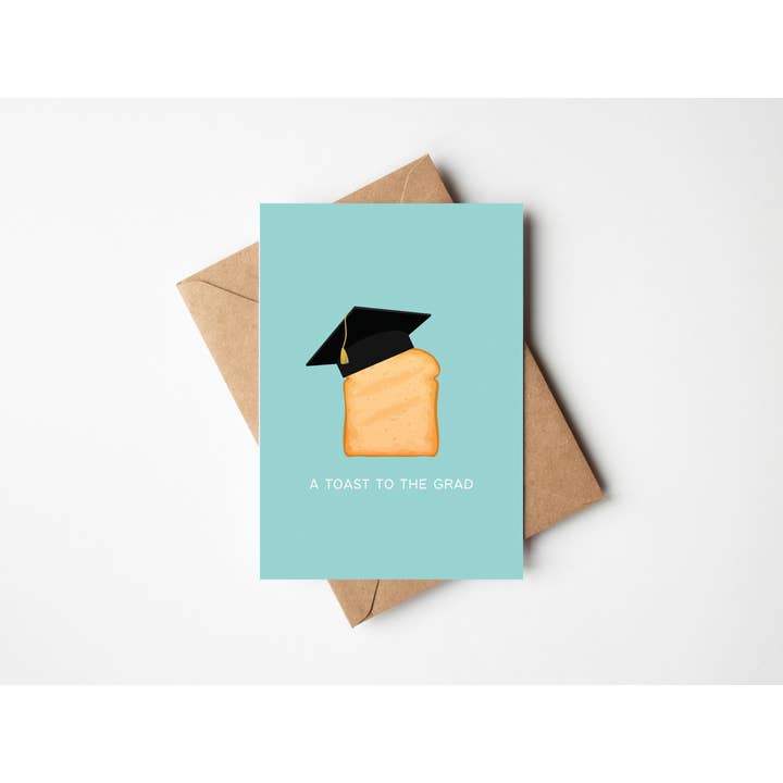 Un toast au diplômé pour la vente par Howdy Stranger Studio