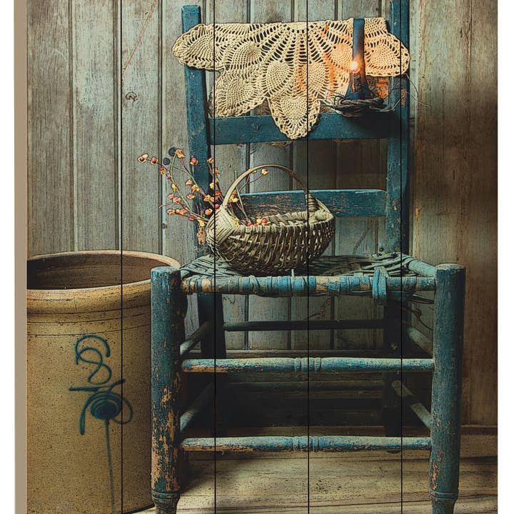 "This Old Chair" By Artisan Susie Boyer for wholesale by Trendy Decor 4U