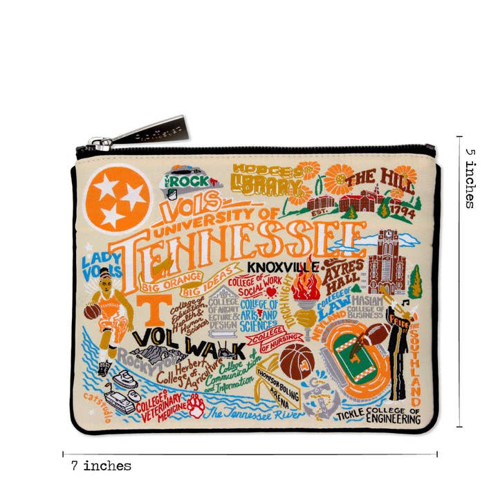 catstudio - Wholesale Pouch - Unisex - Tennessee, University of Collegiate Zip Pouch3