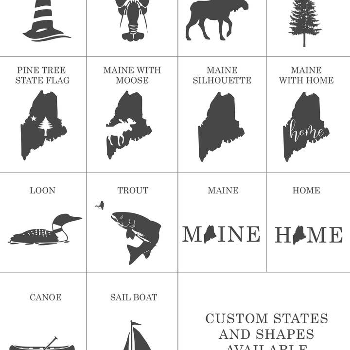 Reclaimed Maine Co. - Wholesale Drinking Glass/Cup - Nature Inspired Etched Beer Can Glasses | Maine Gifts3