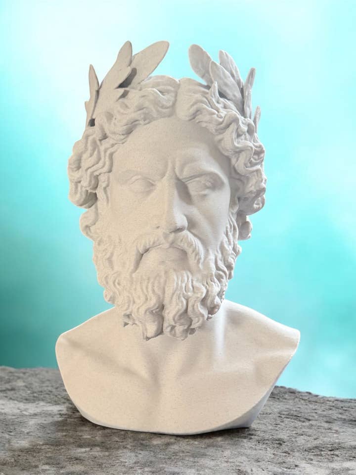 Zeus Bust Planter for wholesale by Genetic Designs