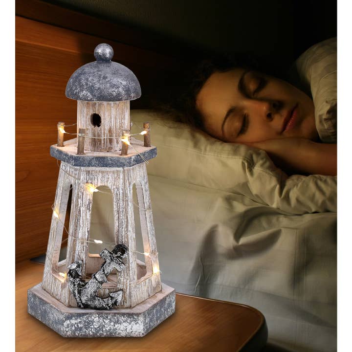 Cota Global - Wholesale Decorative figurine - Nautical - Silver Sea Lantern With Led Light6
