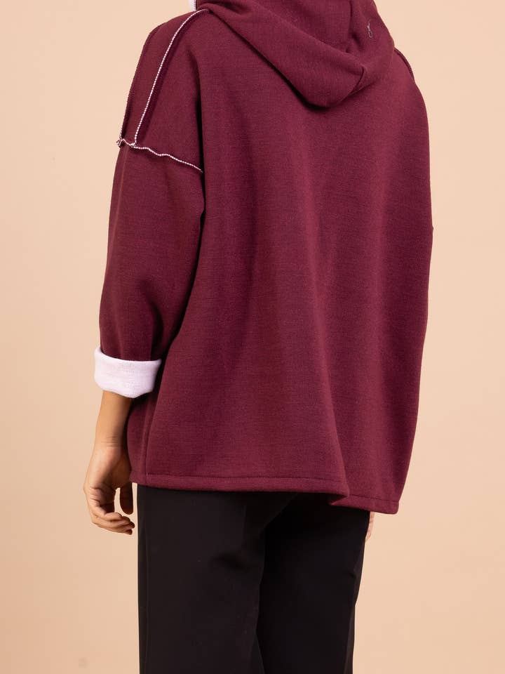 Mimi & Gogo - Vente Sweat à capuche – femme - Gilet À Capuche Avec Zip @7463_GiZipEpais
16