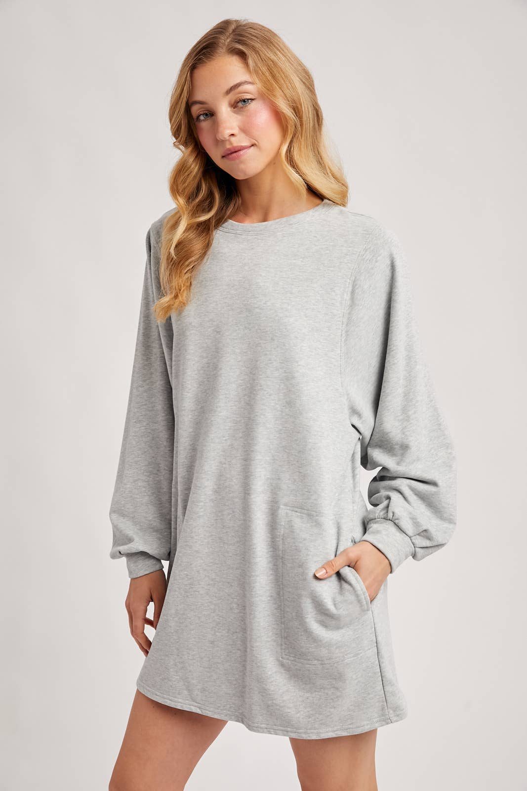 Bluivy - Vente Robe – femme - Robe mini en french terry2