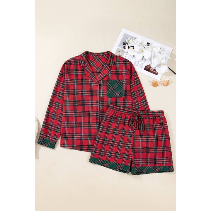 Plus Size Christmas Plaid Shirt and Shorts Pajama Set and other Purchase Wholesale plus size sleepwear. Free Returns & Net 60 Terms on Faire trending on Faire.