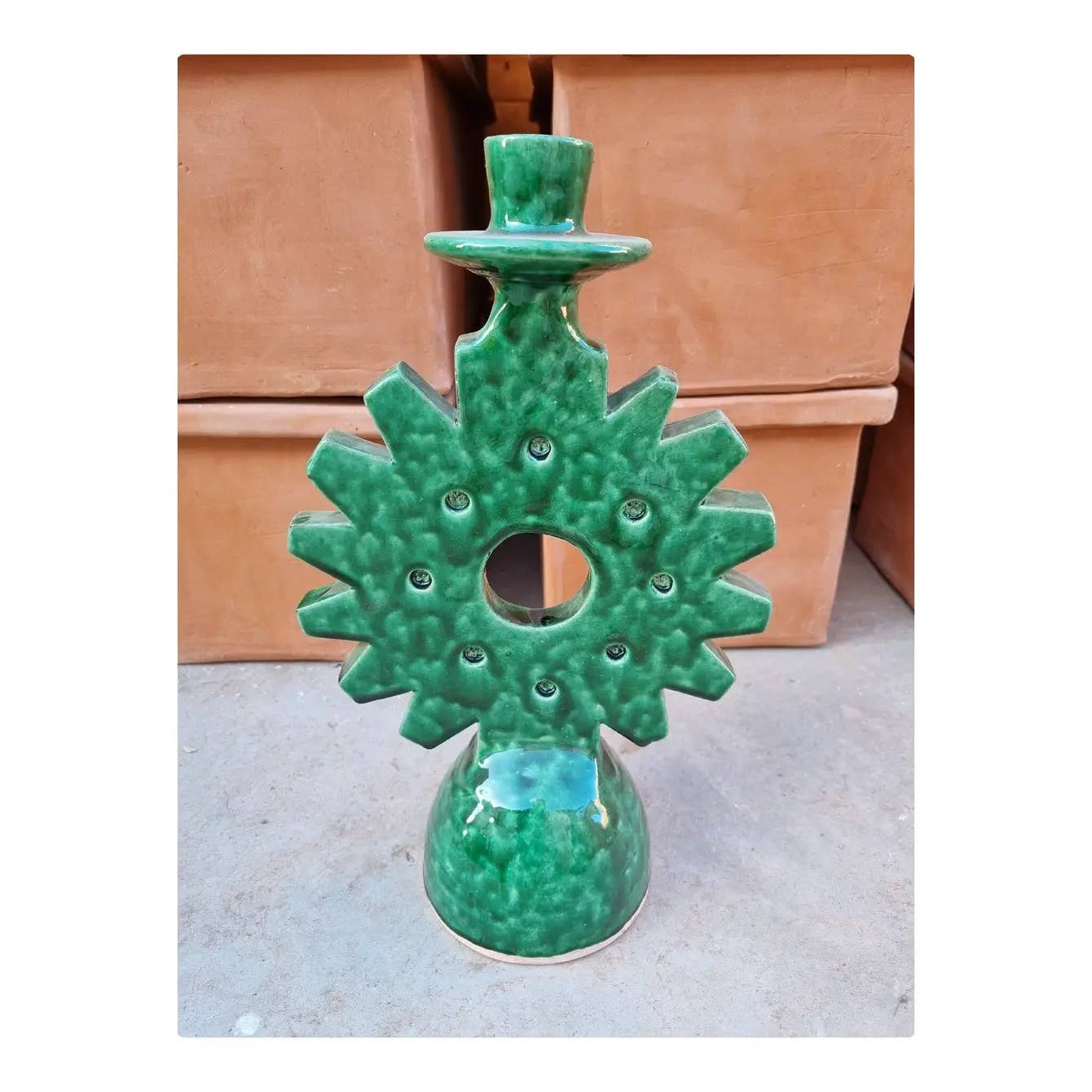 libitiishop - Wholesale Candle holder - Moroccan Tamegroute candlestick