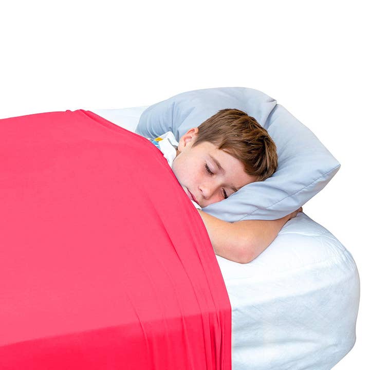 Special Supplies - Wholesale Bedding Blanket - Kids & Baby - Sensory Bed Sheet for Kids Compression Alternative to Weighted Blankets - Red
