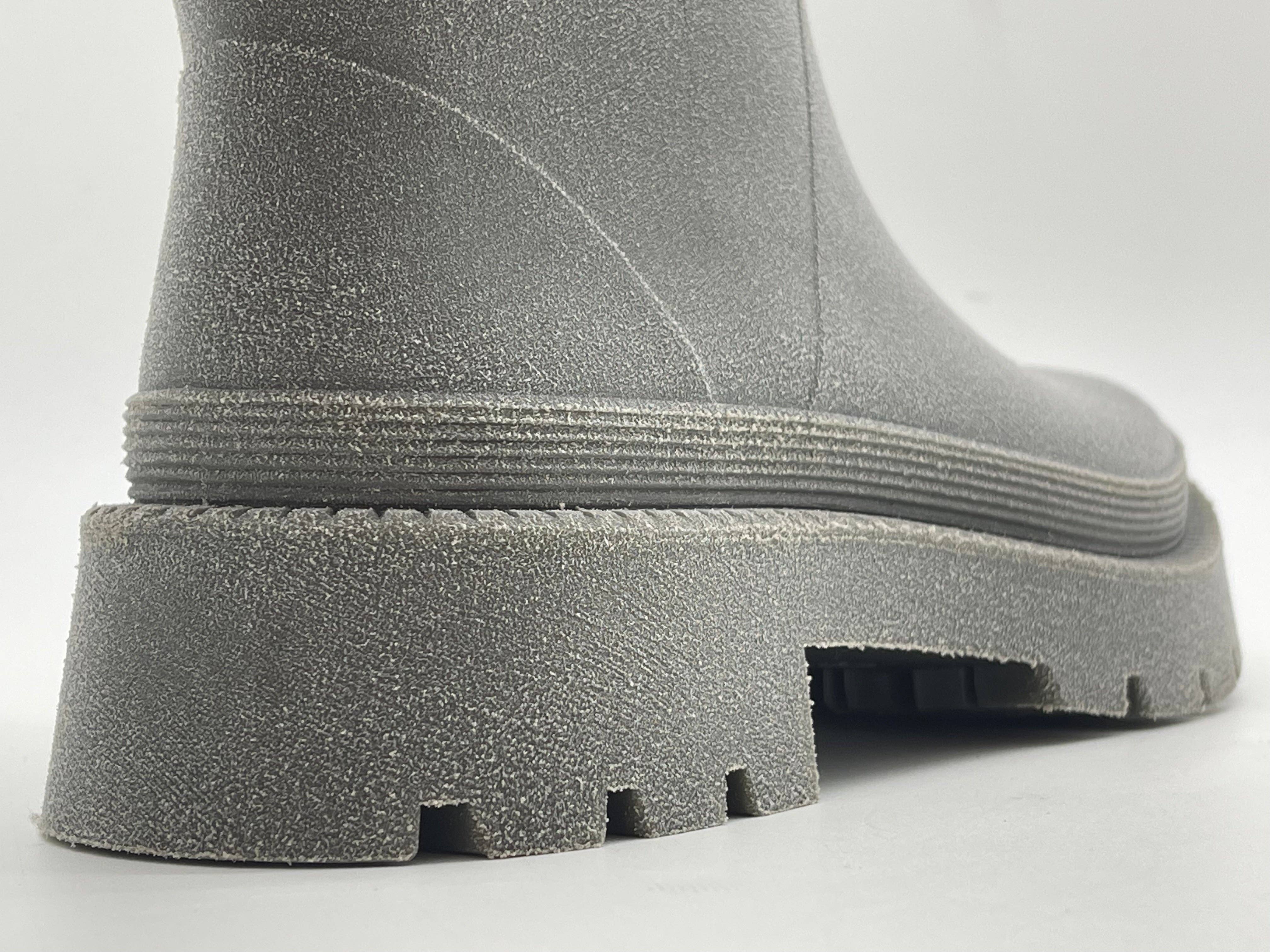 nat-2™ Bio Boot grey green vegan | 100% waterproof biodegradable rainboots for wholesale on Faire17