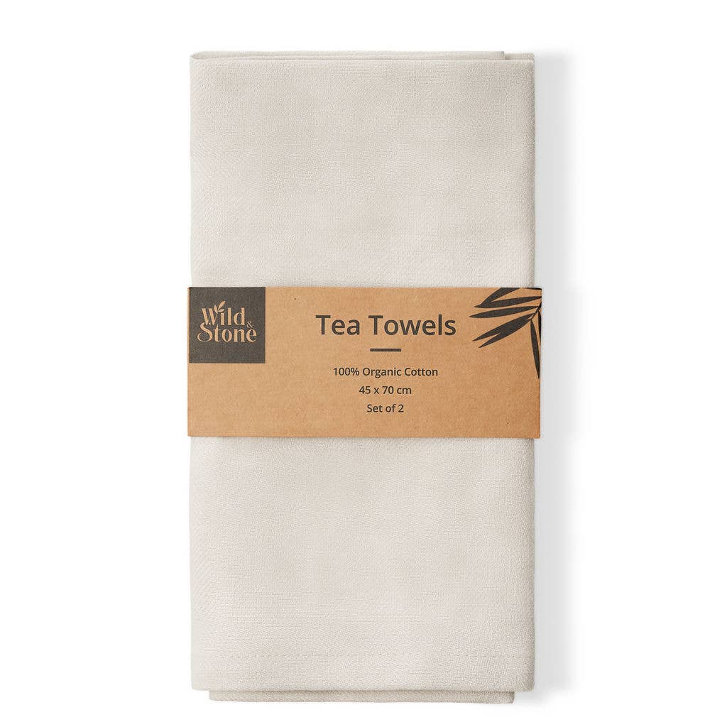 Wild and Stone - Wholesale Tea Towel - Organic Cotton Tea Towel | Herringbone Weave13