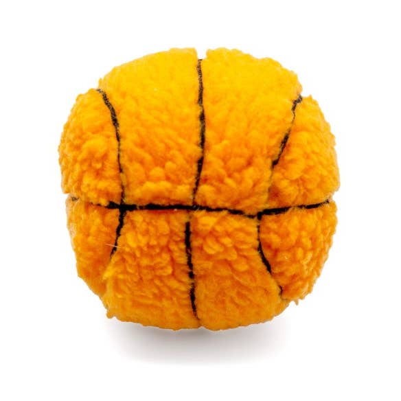 Pet Palette Distribution - Wholesale Pet Plush Toy - Dog - ThoozyPet Basketball Plush Dog Toy 4"