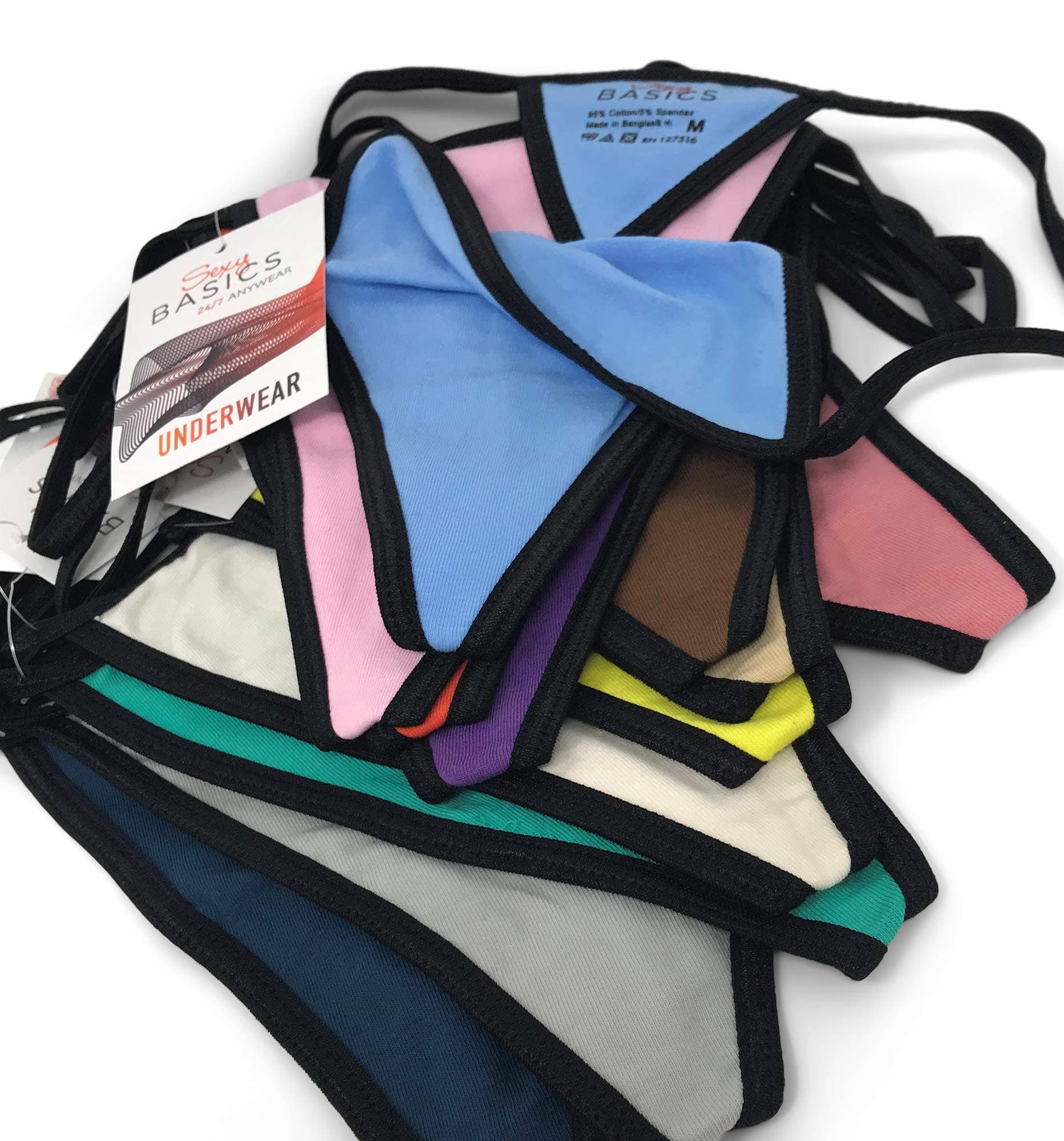 I-Wear Brands - Wholesale Underwear - Women's - 12 Pack Women's Sexy G-String Bikini T-Back Thong Underwear10