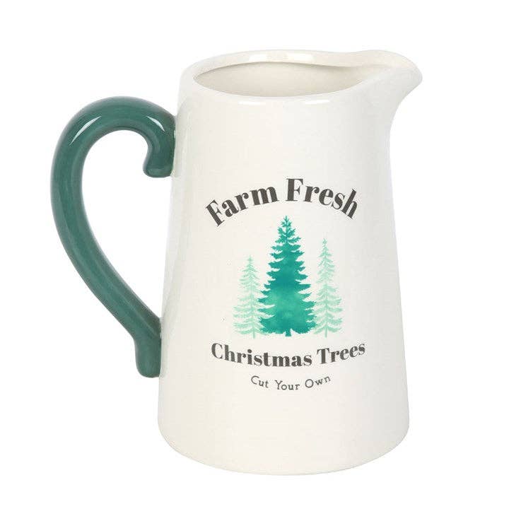 Something Different Wholesale – wholesale Vase – Farm Fresh Christmas Trees Ceramic Flower Jug1