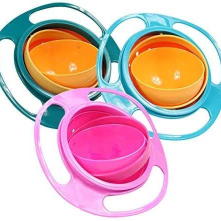 VIGOR - Wholesale Bowl – Kids & Baby - Baby Bowl Flying saucer Gyro 360 Degree Rotating & Balancing6