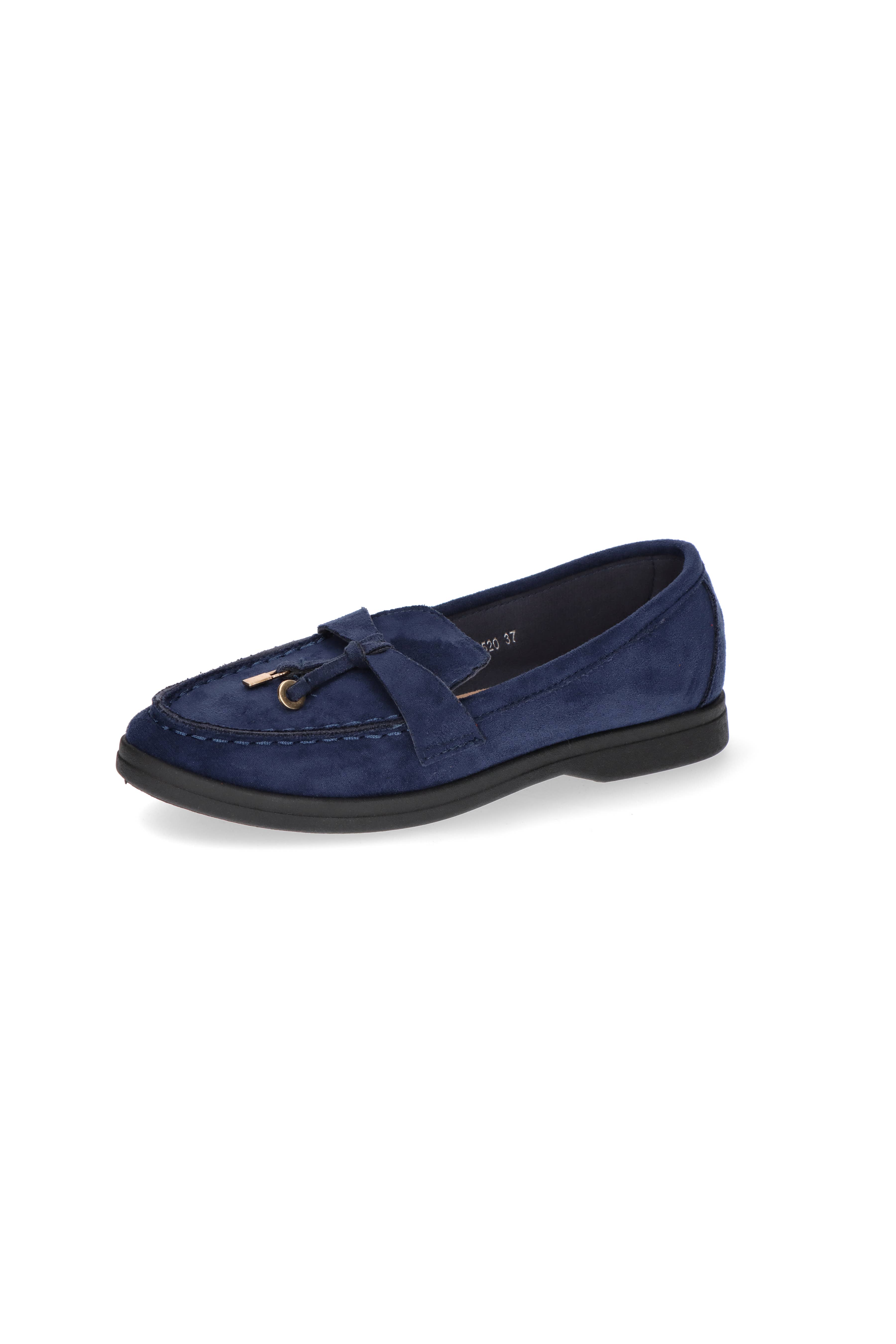 C'M PARIS - Wholesale Flats - Women's - Flat Suede Loafer with Tassel 77-5205