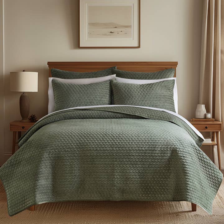 Levtex Home - Wholesale Bedding Set - Velvet Stitch Quilt Set