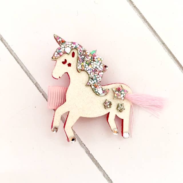 Pimpilotta - Wholesale Hair Clip - Kids - Mini Glitter Collection - Hair Clips With Mini Glitter Figures8