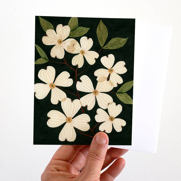 Biglietto di auguri con cornioli pressati per la vendita all'ingrosso da parte di May We Fly