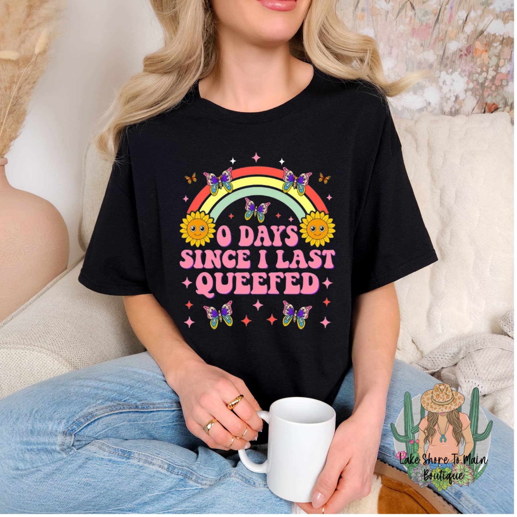 Lake Shore To Main - Wholesale Screen Printed T-Shirt - Women's - adult humor shirt, funny gag gift, inappropriate tees 0 days0