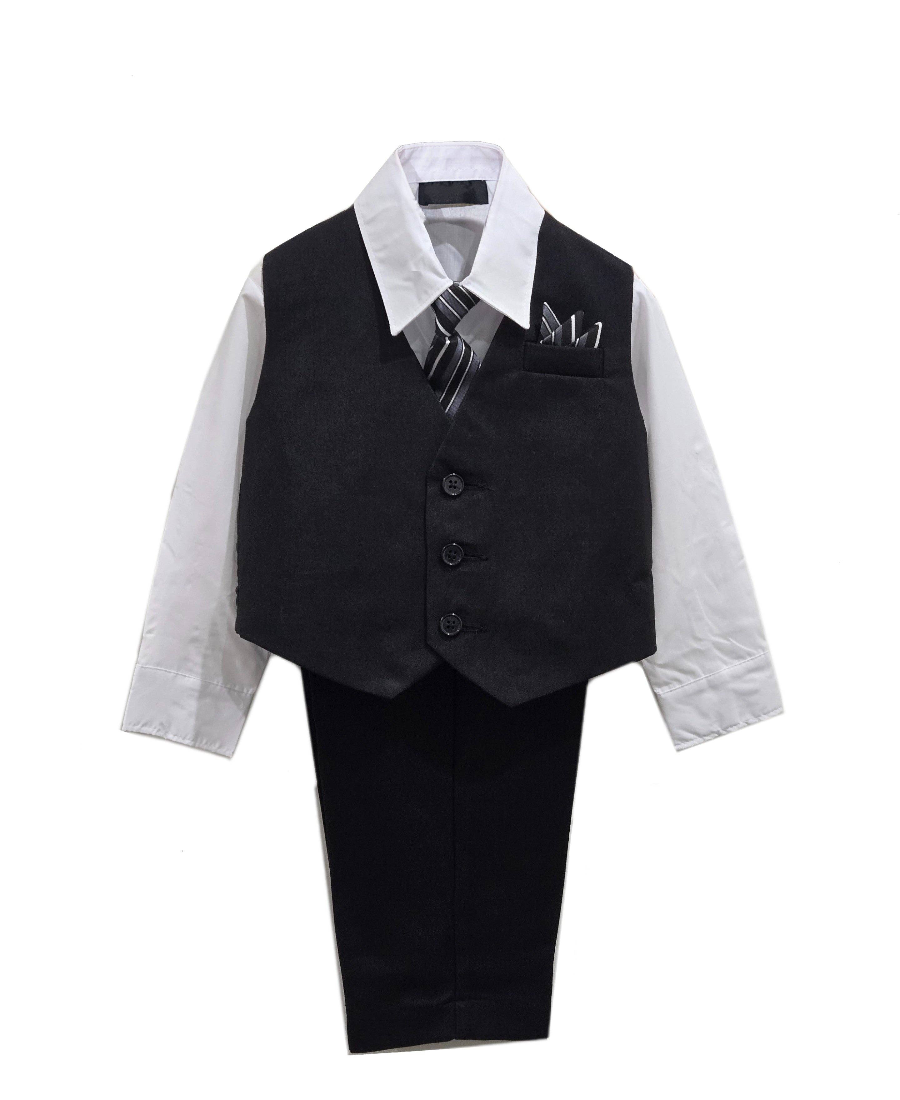 b-one inc - Wholesale Suit Set - Kids - Boys' Vest Suit Set, 5-Piece, Many Colors, Sizes 2T-140