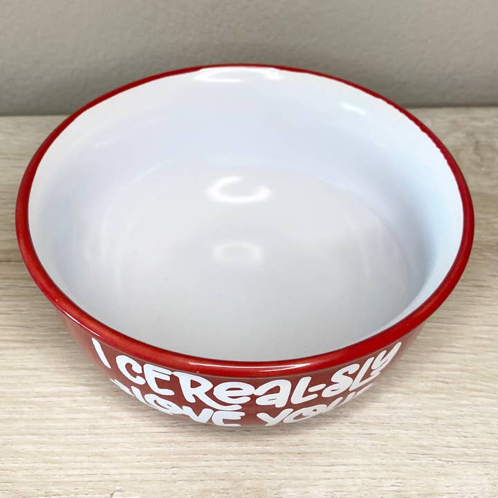 Oak Vine Designs - Wholesale Bowl - I Cerealsly Love You Personalized Cereal Bowl