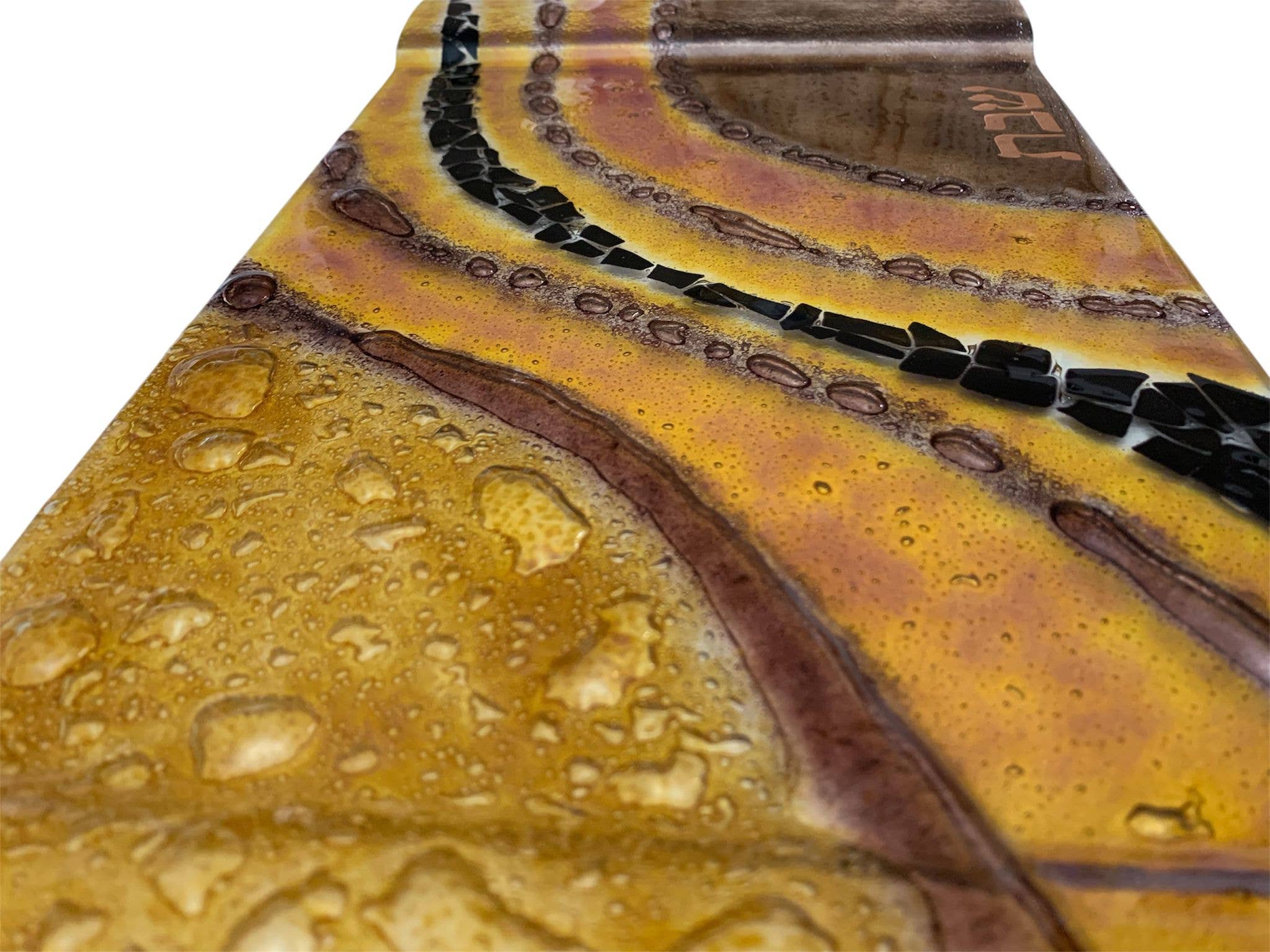 Calypso Chile - Wholesale Decorative Tray - Challah Tray - Handmade Fused Glass - Judaica4