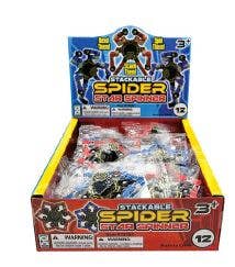 Shop The King - Wholesale Fidget Toy - Kids - Raymond Geddes Stackable Spider Star Spinner Boxes 12ct0