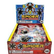 Shop The King - Wholesale Fidget Toy - Kids - Raymond Geddes Stackable Spider Star Spinner Boxes 12ct0