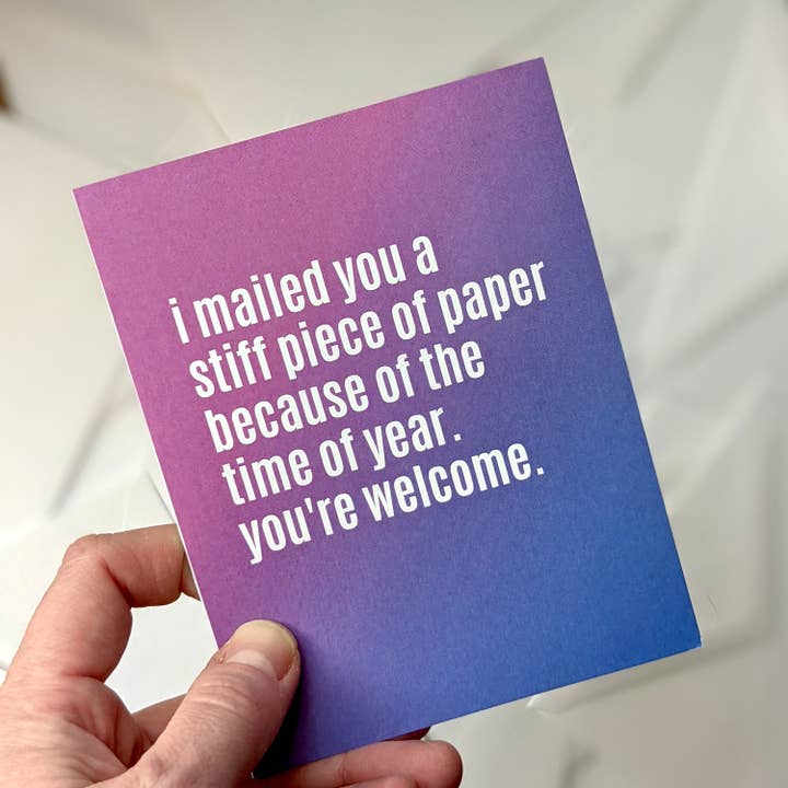 Mailed Birthday Card for wholesale by Fox Tail Design and Printing