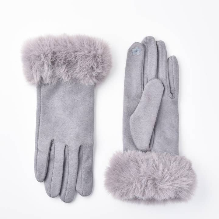 Funkyrel® Atzbranding Limited – wholesale Gloves – Women's – Gloving - Women's Faux Fur-Cuff Winter Gloves1